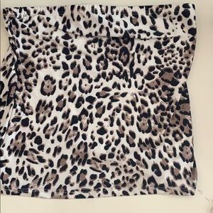 ❤️cheetah print tube top